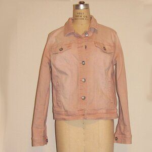 Upcycled Pink denim jacket Wicked